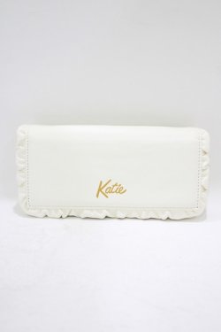画像1: Katie / FRILL wallet  ホワイト H-25-06-26-071-LO-ZA-KB-ZH