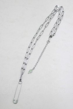 画像2: NieR Clothing / NieR PIN NECKLACE  シルバー H-25-06-26-073-PU-AC-KB-ZH