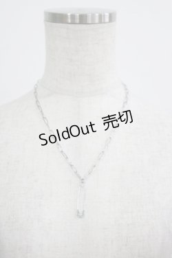 画像3: NieR Clothing / NieR PIN NECKLACE  シルバー H-25-06-26-073-PU-AC-KB-ZH