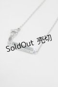 NieR Clothing / PLATE NECKLACE  シルバー H-25-06-26-074-PU-AC-KB-ZH