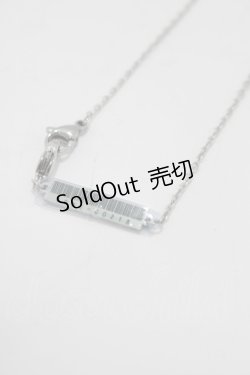 画像1: NieR Clothing / PLATE NECKLACE  シルバー H-25-06-26-074-PU-AC-KB-ZH