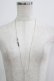 画像2: NieR Clothing / PLATE NECKLACE  シルバー H-25-06-26-074-PU-AC-KB-ZH (2)