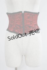 Spider Lily / DRAGONコルセット  黒×赤 H-25-06-26-013-GO-ZA-KB-ZH