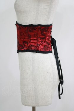画像2: Spider Lily / DRAGONコルセット  黒×赤 H-25-06-26-013-GO-ZA-KB-ZH