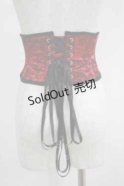 画像3: Spider Lily / DRAGONコルセット  黒×赤 H-25-06-26-013-GO-ZA-KB-ZH