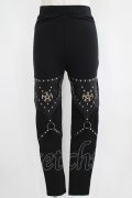 Restyle / PENTAGRAM HARNESS LEGGINGS M ブラック H-25-06-26-024-GO-PA-KB-ZH