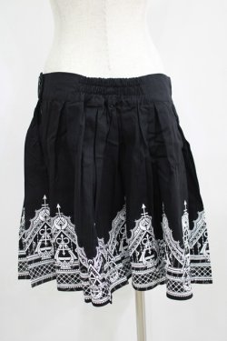 画像3: Restyle / HENNA SKIRT XL ブラック×ホワイト H-25-06-26-025-GO-SK-KB-ZH