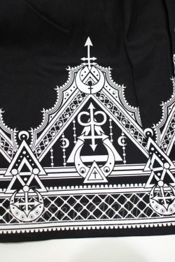 画像4: Restyle / HENNA SKIRT XL ブラック×ホワイト H-25-06-26-025-GO-SK-KB-ZH