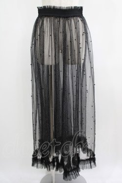 画像1: MORPH8NE / EMOTIONAL SKIRT  ブラック H-25-06-26-026-PU-SK-KB-ZH