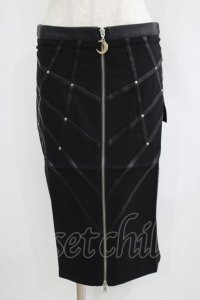 Restyle / BONDED TO THE MOON SKIRT M ブラック H-25-06-26-027-GO-SK-KB-ZH