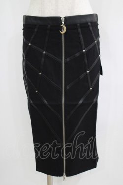 画像1: Restyle / BONDED TO THE MOON SKIRT M ブラック H-25-06-26-027-GO-SK-KB-ZH