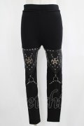 Restyle / PENTAGRAM HARNESS LEGGINGS S ブラック H-25-06-26-028-GO-PA-KB-ZH