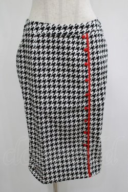 画像1: SOURPUSS / HOUNDSTOOTH BOMBSHELL SKIRT L ブラック H-25-06-27-1028-PU-SK-KB-ZH