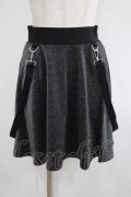 KILL STAR / Studio 666 Skater Skirt XS グリッターブラック H-25-06-27-1030-SL-SK-KB-ZH