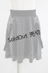 KILL STAR / Studio 666 Skater Skirt XS グリッターブラック H-25-10-24-022-SL-SK-KB-ZH