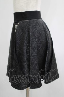 画像2: KILL STAR / Studio 666 Skater Skirt XS グリッターブラック H-25-06-27-1030-SL-SK-KB-ZH