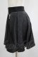 画像2: KILL STAR / Studio 666 Skater Skirt XS グリッターブラック H-25-06-27-1030-SL-SK-KB-ZH (2)