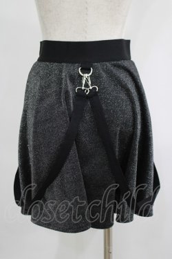 画像3: KILL STAR / Studio 666 Skater Skirt XS グリッターブラック H-25-06-27-1030-SL-SK-KB-ZH