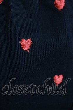 画像4: lilLilly / ハート刺繍ミニスカート FREE 黒 H-25-06-27-1031-LO-BL-KB-ZH
