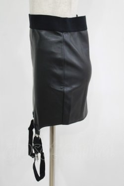 画像2: KILL STAR / Cassandra PU Mini Skirt S 黒 H-25-06-27-1032-SL-SK-KB-ZH