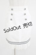 MILK / Sailor Dollスカート  ホワイト H-25-06-27-1035-ML-SK-KB-ZH