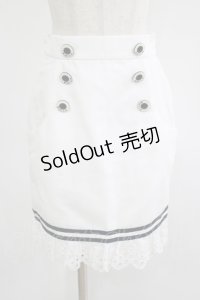 MILK / Sailor Dollスカート  ホワイト H-25-06-27-1035-ML-SK-KB-ZH