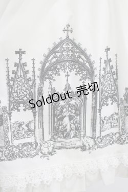 画像6: Moi-meme-Moitie / チャーチゲートプリントサンドレス  オフ×ブラック H-25-06-27-1003-MO-OP-KB-ZH