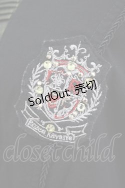 画像4: Rozen Kavalier / ストライプ切替長袖ブラウス  黒 H-25-06-27-1047-OO-BL-KB-ZH