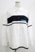 MILKBOY / SPORTYシャツ  シロ H-25-06-27-1048-MB-BL-KB-ZH