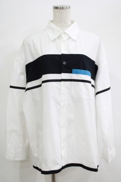 画像1: MILKBOY / SPORTYシャツ  シロ H-25-06-27-1048-MB-BL-KB-ZH
