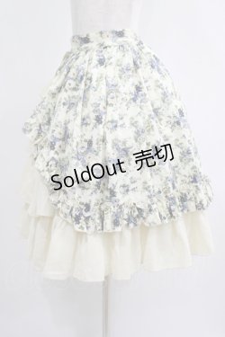 画像2: ATELIER PIERROT / フロントバッスル・ガーデンスカート  オフ H-25-06-27-1004-EL-SK-KB-ZH