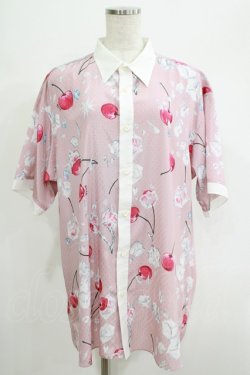 画像1: MILKBOY / FROZEN CHERRY SHIRTS  ピンク H-25-06-27-1052-MB-BL-KB-ZH