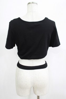 画像3: DARK IN LOVE / Punk locomotive check heart crop top XL ブラック H-25-06-27-1059-PU-TO-KB-ZH