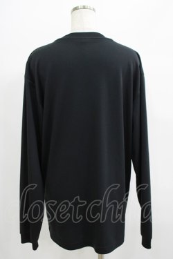 画像3: NieR Clothing / プリントLONG CUTSEW  黒×青 H-25-06-27-1061-PU-TO-KB-ZH