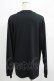 画像3: NieR Clothing / プリントLONG CUTSEW  黒×青 H-25-06-27-1061-PU-TO-KB-ZH (3)