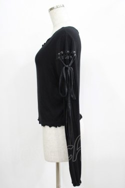 画像2: KILL STAR / Shailagh Long Sleeve Top L 黒 H-25-06-27-1062-SL-TO-KB-ZH