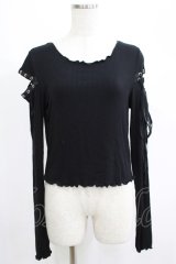 KILL STAR / Shailagh Long Sleeve Top M 黒 H-25-06-27-1063-SL-TO-KB-ZH