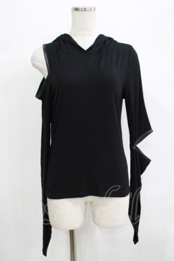 画像1: KILL STAR / Morwen Hooded Top S ブラック H-25-06-27-1065-SL-TO-KB-ZH
