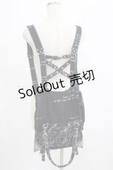 h.NAOTO / プリントリュック  黒 H-25-06-27-1073-HN-BG-KB-ZH