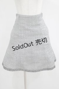 MILK / ファンシースカート  ブラックツイード H-25-10-14-030-ML-SK-ET-ZH