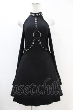 画像1: KILL STAR / HELTER LONG SLEEVE DRESS S ブラック H-25-06-28-033-SL-OP-KB-ZH