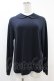 画像1: Jane Marple Dans Le Salon / Silket Bare T-cloth Round Collar Pullover  ネイビー H-25-06-28-038-JM-TO-KB-ZH (1)