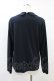画像2: Jane Marple Dans Le Salon / Silket Bare T-cloth Round Collar Pullover  ネイビー H-25-06-28-038-JM-TO-KB-ZH (2)