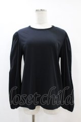Jane Marple Dans Le Salon / Puffy sleeve pullover  ブラック H-25-06-28-039-JM-TO-KB-ZH