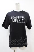 Jane Marple Dans Le Salon / Theme logo T-shirt  ブラック H-25-06-28-040-JM-TO-KB-ZH
