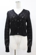 MILK / パウダーカーデ  ブラック H-25-06-28-043-ML-TO-KB-ZH