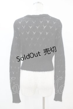 画像2: MILK / パウダーカーデ  ブラック H-25-06-28-043-ML-TO-KB-ZH