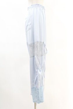 画像3: Candy Stripper / LACY PATCH WORK DROST PANTS  ライトブルー H-25-06-28-004-PU-PA-KB-ZH