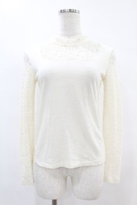 MILK / センチメンタルtops  オフ H-25-06-28-047-ML-TO-KB-ZH