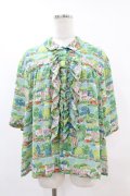 Jane Marple Dans Le Salon / Sunnyside town granny’s blouse  ブルーグレイ H-25-06-28-053-JM-BL-KB-ZH